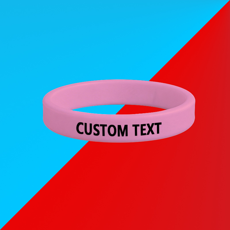 70pcs Custom Silicone Wristbands, Personalised Gift Set